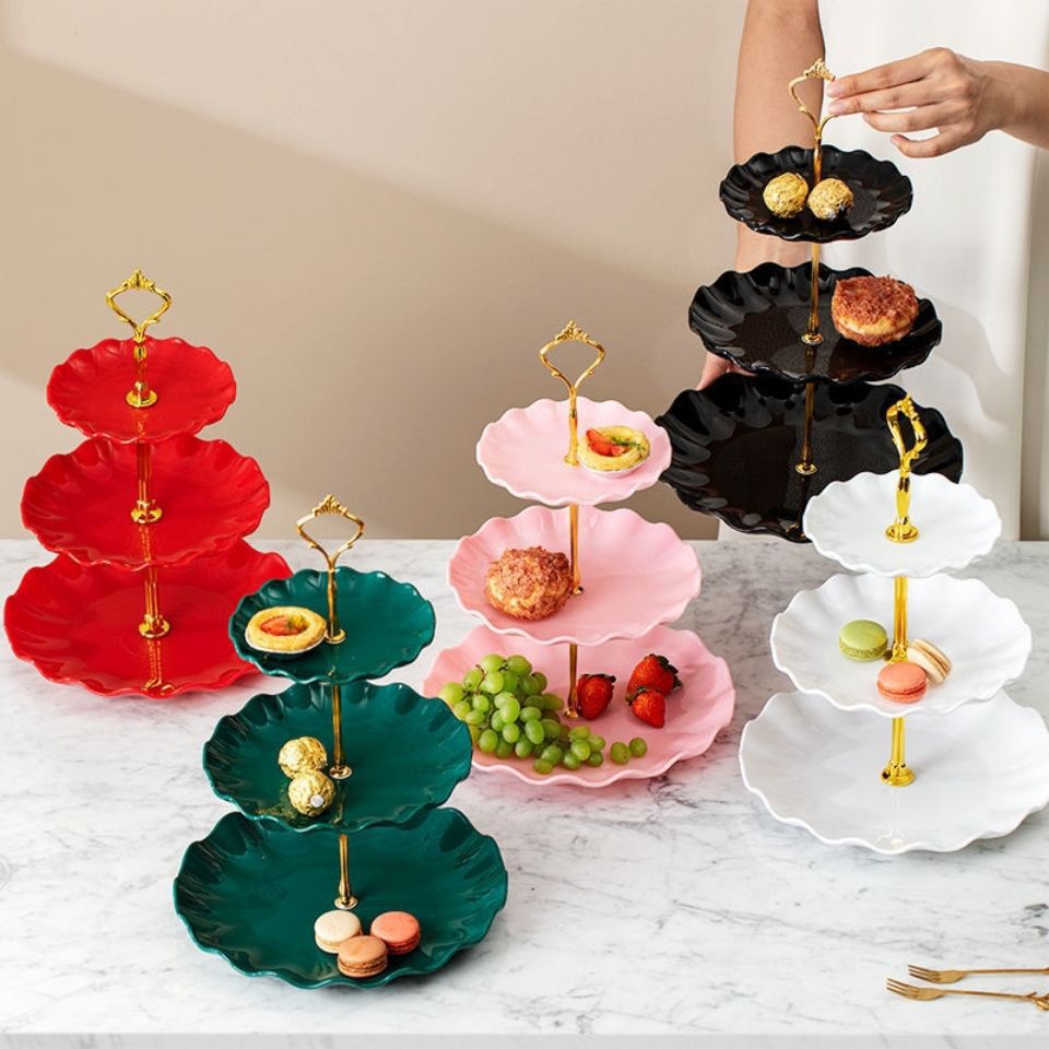 bekti dala 3-Layer Dessert & Cake Serving Stand - Image 1